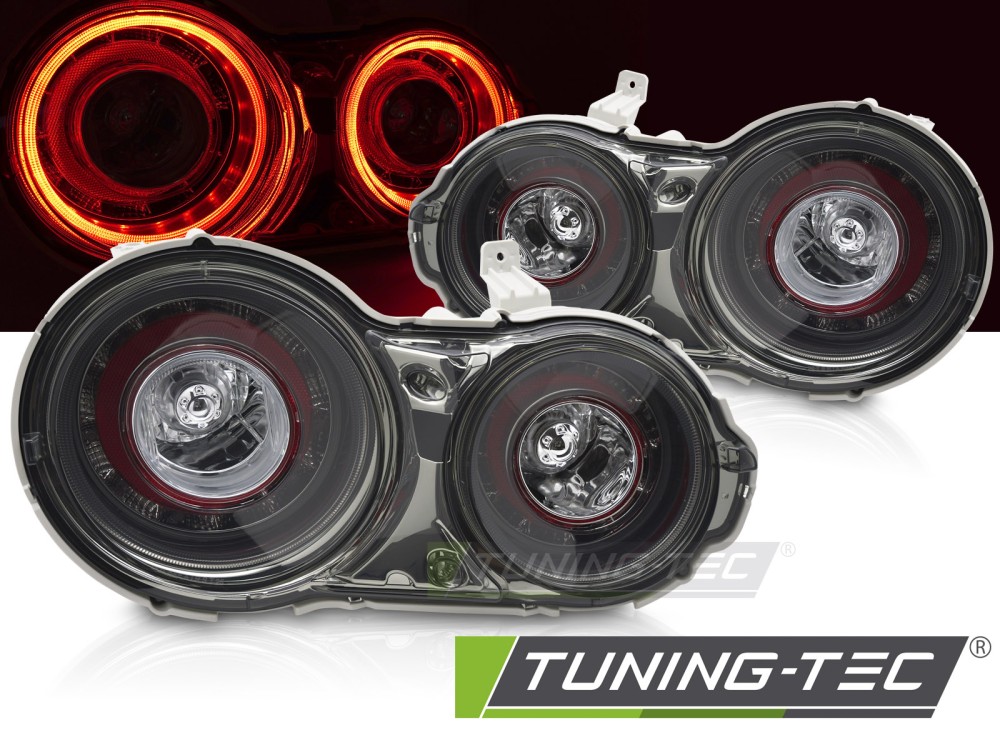 LED TAIL LIGHTS SMOKE fits NISSAN GT-R 08-23