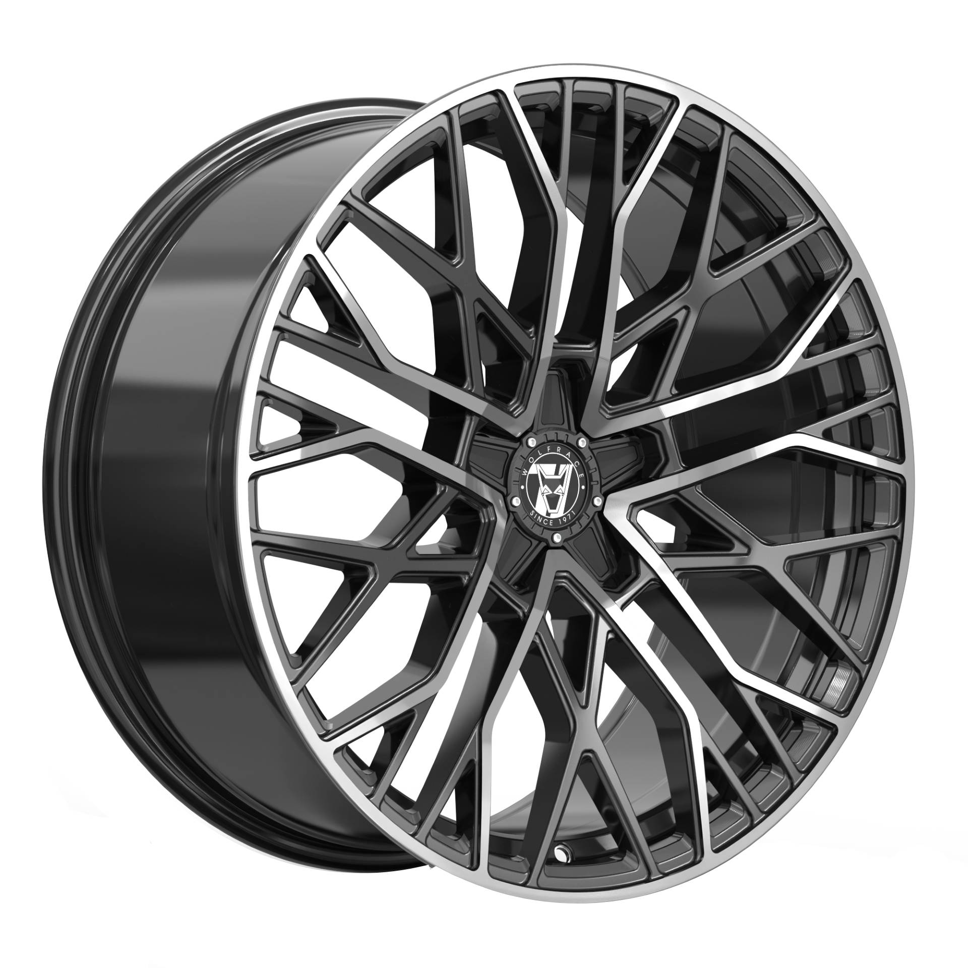 Jante alu Demon Wheels 71 Venom CUSTOM Gloss Raven Black Polished
