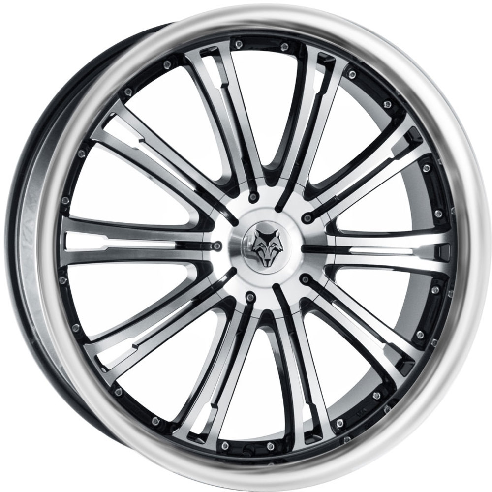 Demon Wheels Explorer Vermont Gloss Black Polished Face and Lip